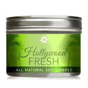 Hollywood Fresh All-Natural Soy Candle In Tin - 10 oz.