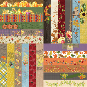 All About Fall by Lauren Hinds Border Strips