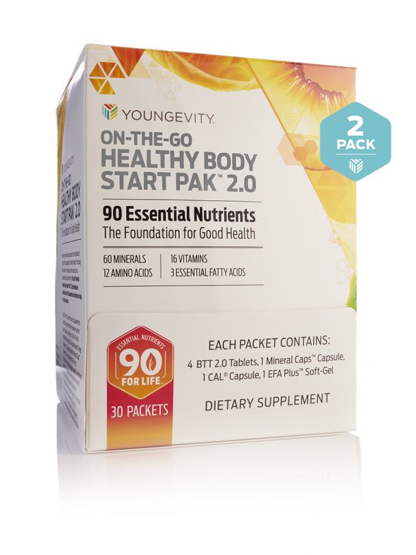 On-The-Go Healthy Body Start Pak&trade; 2.0(30ct) 2 boxes