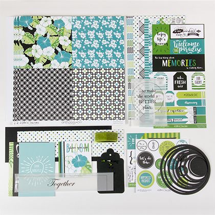 Tropical Bloom Page Layout Kit